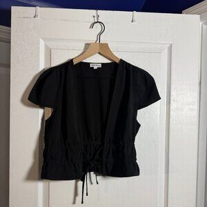 EUC - Superdown (Revolve) - Black Cropped Cardigan - Size Small
